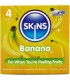 SKINS PRESERVATIVOS PREMIUM SABOR PLATANO PACK 4