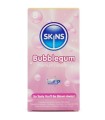 SKINS - PRESERVATIVOS PREMIUM SABOR CHICLE PACK 8