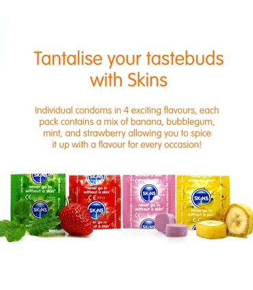 SKINS MULTI SABORES PRESERVATIVOS PREMIUM PACK 16