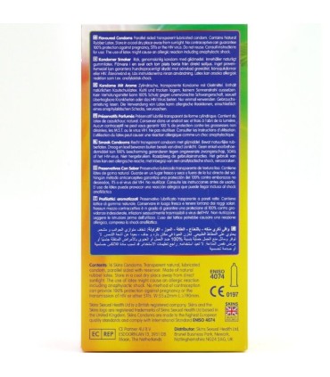 SKINS MULTI SABORES PRESERVATIVOS PREMIUM PACK 16