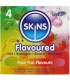 SKINS MULTI SABORES PRESERVATIVOS PREMIUM PACK 4
