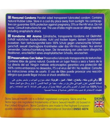 SKINS MULTI SABORES PRESERVATIVOS PREMIUM PACK 4