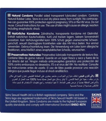 SKINS NATURAL PRESERVATIVOS PREMIUM PACK 4