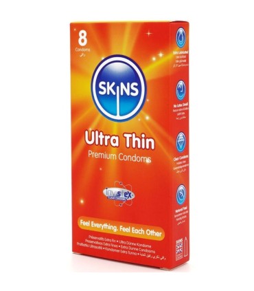 SKINS ULTRAFINOS PRESERVATIVOS PREMIUM PACK 8