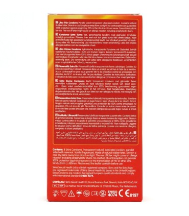 SKINS ULTRAFINOS PRESERVATIVOS PREMIUM PACK 8