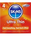 SKINS - ULTRAFINOS PRESERVATIVOS PREMIUM PACK 4