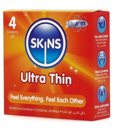 SKINS ULTRAFINOS PRESERVATIVOS PREMIUM PACK 4
