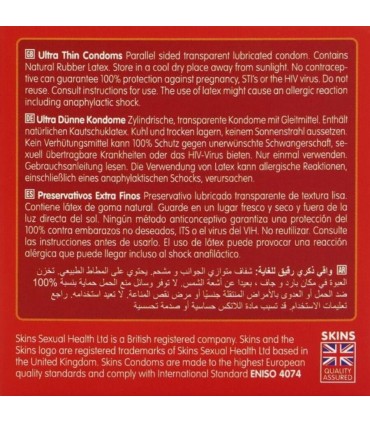 SKINS ULTRAFINOS PRESERVATIVOS PREMIUM PACK 4