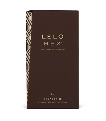 LELO HEX PRESERVATIVO RESPECT XL 12 PACK