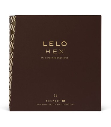 LELO HEX PRESERVATIVO RESPECT XL 36 PACK