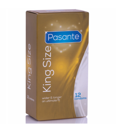 PASANTE PRESERVATIVOS KING MS LARGOS Y ANCHOS 12 UNIDADES