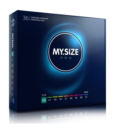MY SIZE PRO PRESERVATIVOS 45 MM 36 UNIDADES