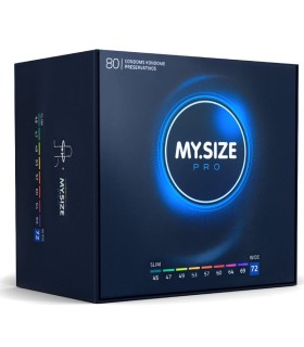 MY SIZE PRO PRESERVATIVOS 72 MM 80 UNIDADES