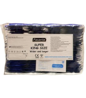 PASANTE PRESERVATIVO TAMANO SUPER KING BOLSA 144 UNIDADES