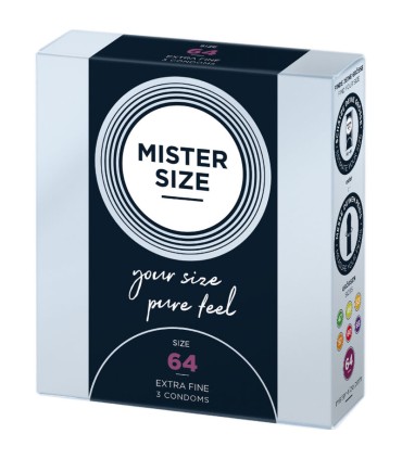 MISTER SIZE PRESERVATIVOS TALLA XXL 64 MM 3 UNIDADES