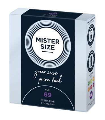 MISTER SIZE PRESERVATIVOS TALLA XXXL 69 MM 3 UNIDADES
