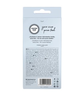 MISTER SIZE PRESERVATIVOS TALLA M 53 MM 10 UNIDADES