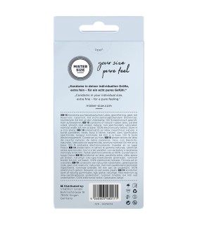 MISTER SIZE PRESERVATIVOS TALLA XXL 64 MM 10 UNIDADES