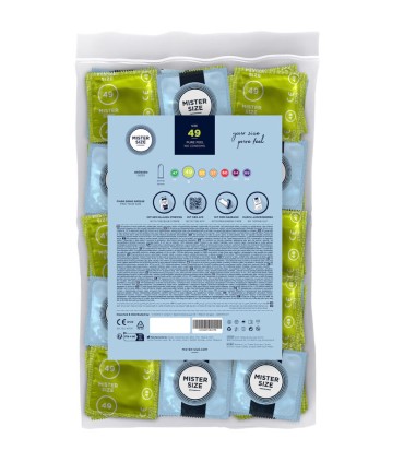 MISTER SIZE PRESERVATIVOS TALLA S 49 MM 100 UNIDADES