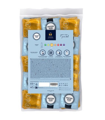 MISTER SIZE PRESERVATIVOS TALLA M 53 MM 100 UNIDADES