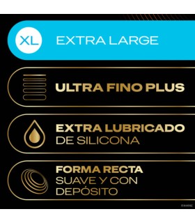 DUREX CONEXION TOTAL XL ULTRA FINO PLUS SIN LATEX 10 UNIDADES