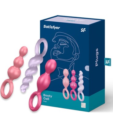 SATISFYER ANAL PLUGS SET 3 PCS TRICOLOR