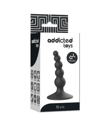 ADDICTED TOYS ANAL SEXUAL PLUG 10 CM NEGRO