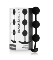 BLACK&SILVER - HARRY ROSARIO ANAL 3 ESFERAS SILICONA 14 CM