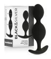 BLACK&SILVER - ORSON PLUG SILICONA 2 ONDAS ANALES 9 CM
