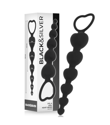 BLACKSILVER MILA CADENA ANAL DE CORAZONES 18 CM