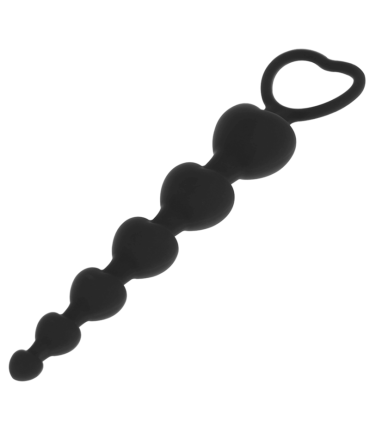 BLACKSILVER MILA CADENA ANAL DE CORAZONES 18 CM