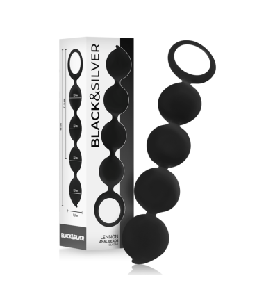 BLACKSILVER LENNON ROSARIO ANAL 4 ESFERAS SILICONA 15 CM