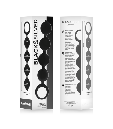 BLACKSILVER LENNON ROSARIO ANAL 4 ESFERAS SILICONA 15 CM