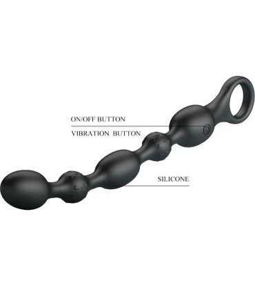 PRETTY LOVE VAN BOLAS ANALES 10 VIBRACIONES RECARGABLE SILICONA