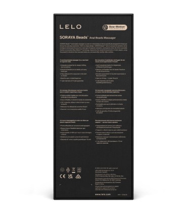 LELO SORAYA BEADS MASAJEADOR ANAL NEGRO