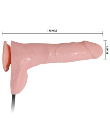BAILE INFLATABLE DILDO HINCHABLE REALISTICO CON VENTOSA 15 CM
