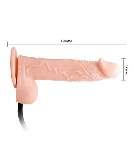 BAILE DILDO REALISTICO VIBRADOR E INFLABLE