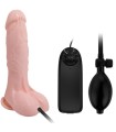 BAILE - DILDO REALÍSTICO VIBRADOR E INFLABLE 18.8 CM