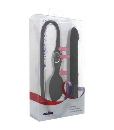 SEVEN CREATIONS VIBRADOR HINCHABLE NEGRO