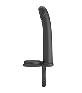 PRETTY LOVE MOSES ANILLO DOBLE PENE PARA DONLE PENETACION NEGRO