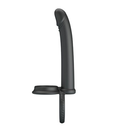 PRETTY LOVE MOSES ANILLO DOBLE PENE PARA DONLE PENETACION NEGRO