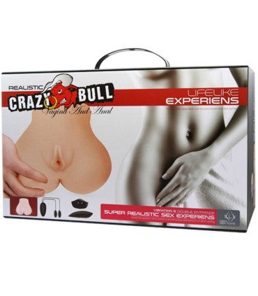 CRAZY BULL VAGINA Y ANO REALISTICOS CON VIBRACION POSICION 7