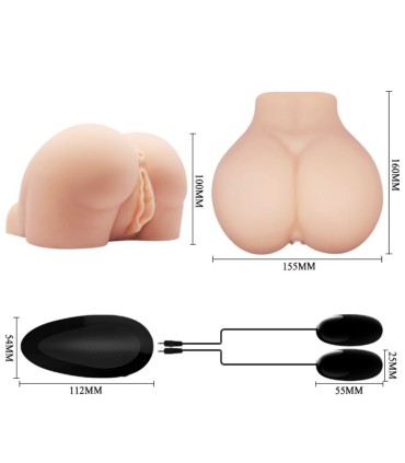 CRAZY BULL VAGINA Y ANO REALISTICOS CON VIBRACION POSICION 8