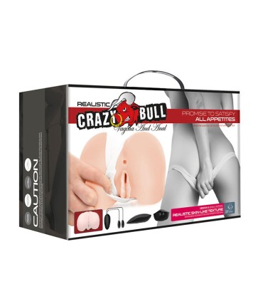 CRAZY BULL VAGINA Y ANO REALISTICOS CON VIBRACION POSICION 8