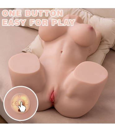 XISE DANIA THRUSTING TORSO REALISTICO CON VIBRACION FEMENINO 52 CM