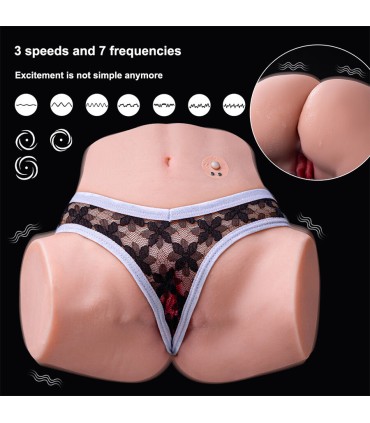 XISE TRACY VIBRATING MASTURBADOR VAGINA Y ANO REALISTICO MULTIPOSICION CON VIBRACION