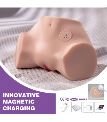 XISE FENNIE SHAKING MASTURBADOR VAGINA Y ANO REALISTICO MULTIPOSICION CON VIBRACION