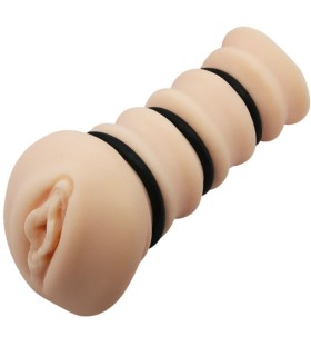 CRAZY BULL MASTURBADOR CON ANILLOS MODELO VAGINA 2