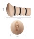CRAZY BULL MASTURBADOR CON ANILLOS MODELO VAGINA 2