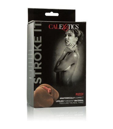 CALEXOTICS STROKE IT MASTURBADOR VAGINA MARRON